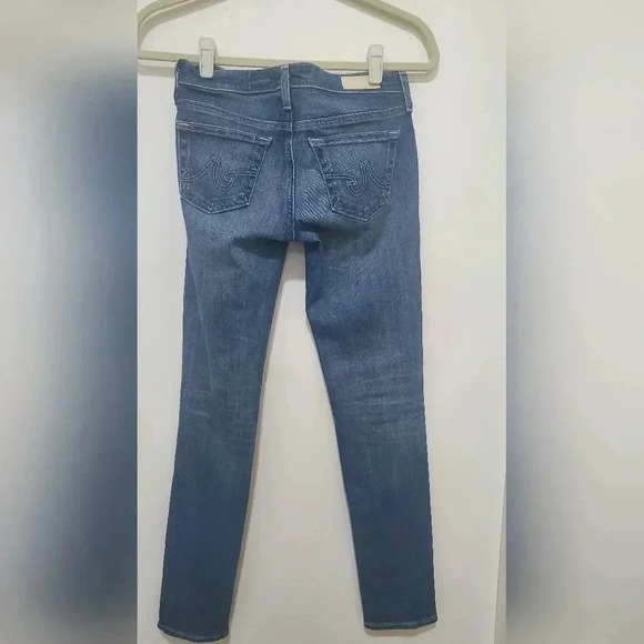 AG Women's jeans the stilt cigarette size 25r denim skinny casual office - Picture 2 of 5